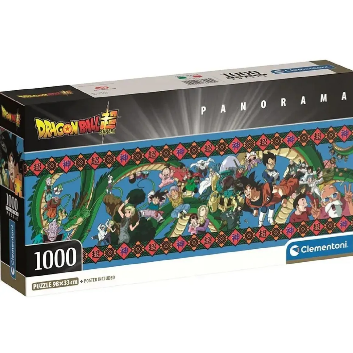Clementoni - Puzzle 1000 piezas Panorama - Dragon Ball Super