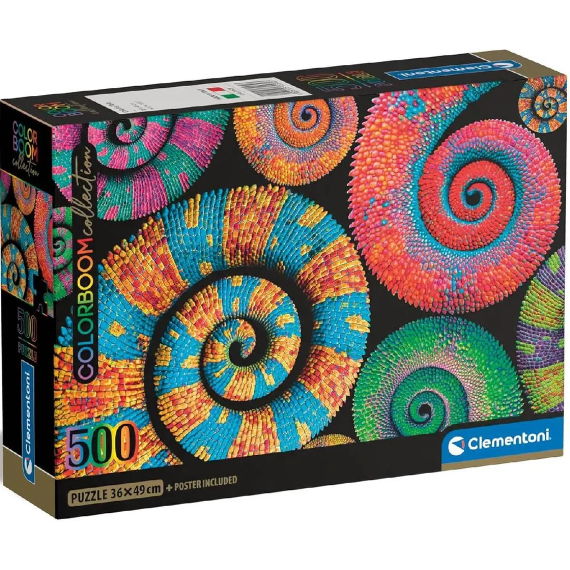 Clementoni - Puzzle 500 piezas Colorboom Collection - Colas rizadas