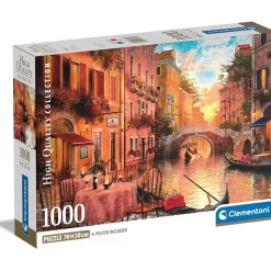 Clementoni - Puzzle de 1000 piezas de la colección Venecia, fabricado en Italia ㅤ