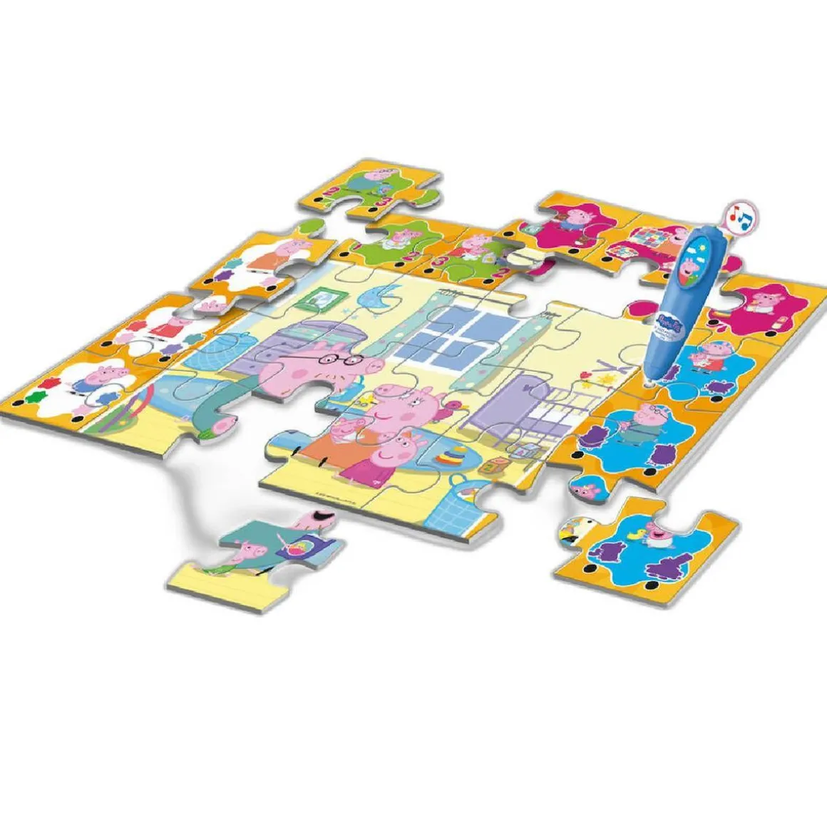 Clementoni - Puzzle de Suelo Interactivo - Peppa Pig