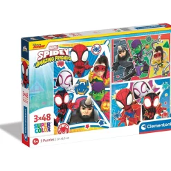 Clementoni - Puzzle Infantil de 48 Piezas de Marvel Spidey ㅤ