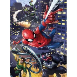 Clementoni - Puzzle infantil Marvel Spiderman 180 piezas ㅤ