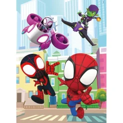 Clementoni - Puzzle Maxi Infantil de 60 Piezas - Los Amigos de Spidey ㅤ
