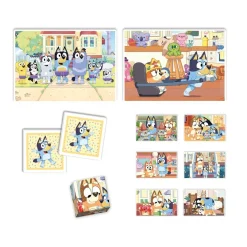 Clementoni - Puzzles Edukit 4 en 1 Bluey