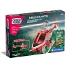 Clementoni - Set de construcción Mechanics Lab Helicóptero de Bomberos ㅤ
