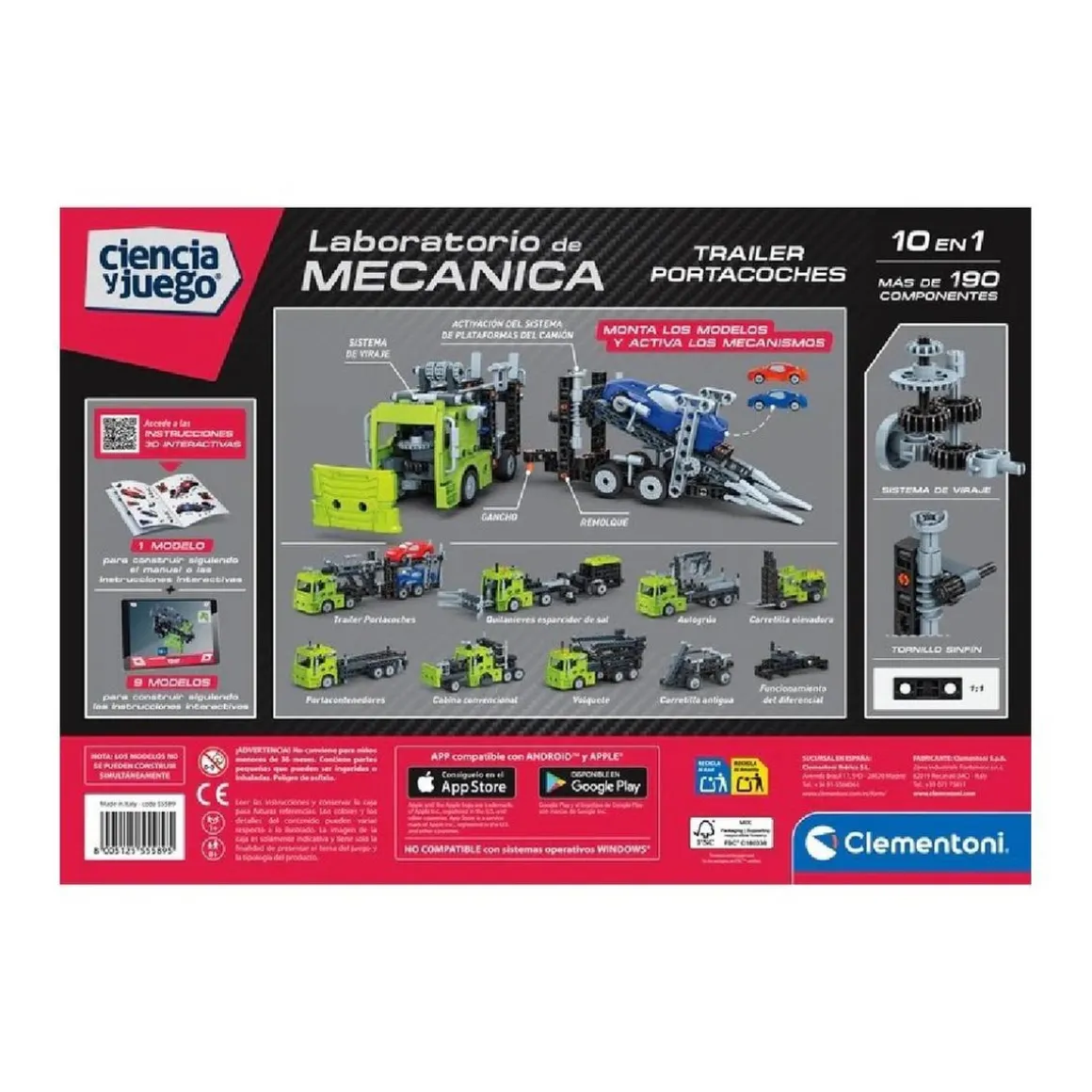 Clementoni - Trailer Portacoches