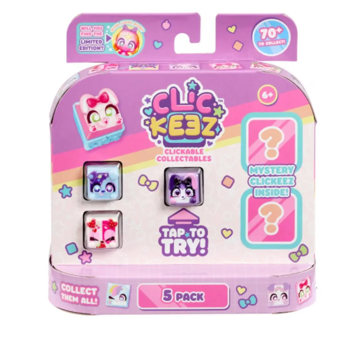 Clickeez - Multi Pack 5 teclas Clickeez (Varios modelos)