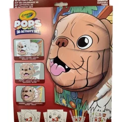 Crayola - Juego de colorear y construir obras de arte tridimensionales con tema de animales domésticos