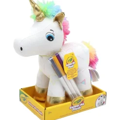 Crayola - Peluche Unicornio Colour Me Plush ㅤ