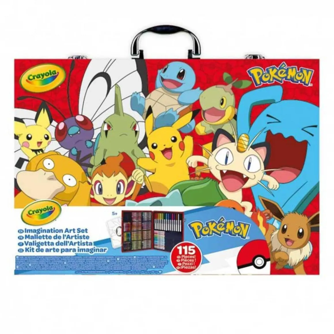 Crayola - Pokemon - Maletín de pintura