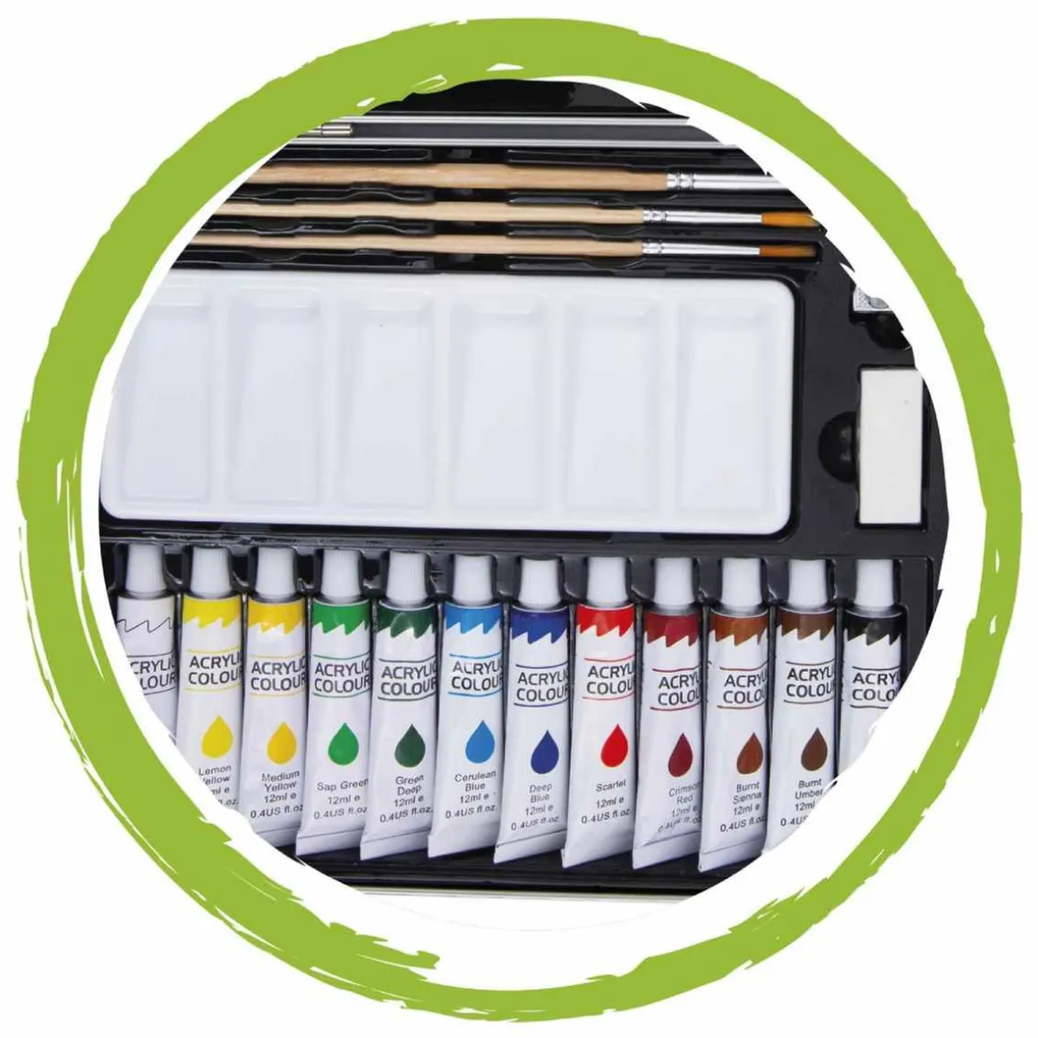 Creamania - Maletín metálico con accesorios de pintura