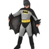 DC Cómics - Disfraz Batman gris con músculos 8-10 años