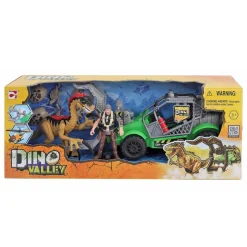 Dino Valley - Playset con vehículo