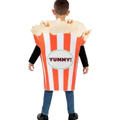 Disfraz de bolsa de palomitas para niños 7-12 años