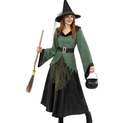 Disfraz de bruja deluxe mujer XL