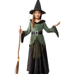 Disfraz de bruja deluxe niña 5-6 años