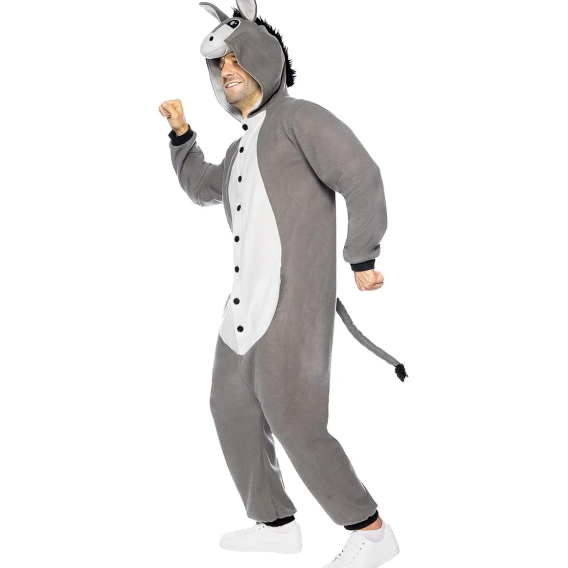 Disfraz de burro onesie adulto L-XL