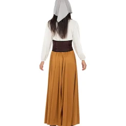 Disfraz de campesina medieval para mujer M