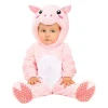 Disfraz de cerdo para bebé 0-6 meses