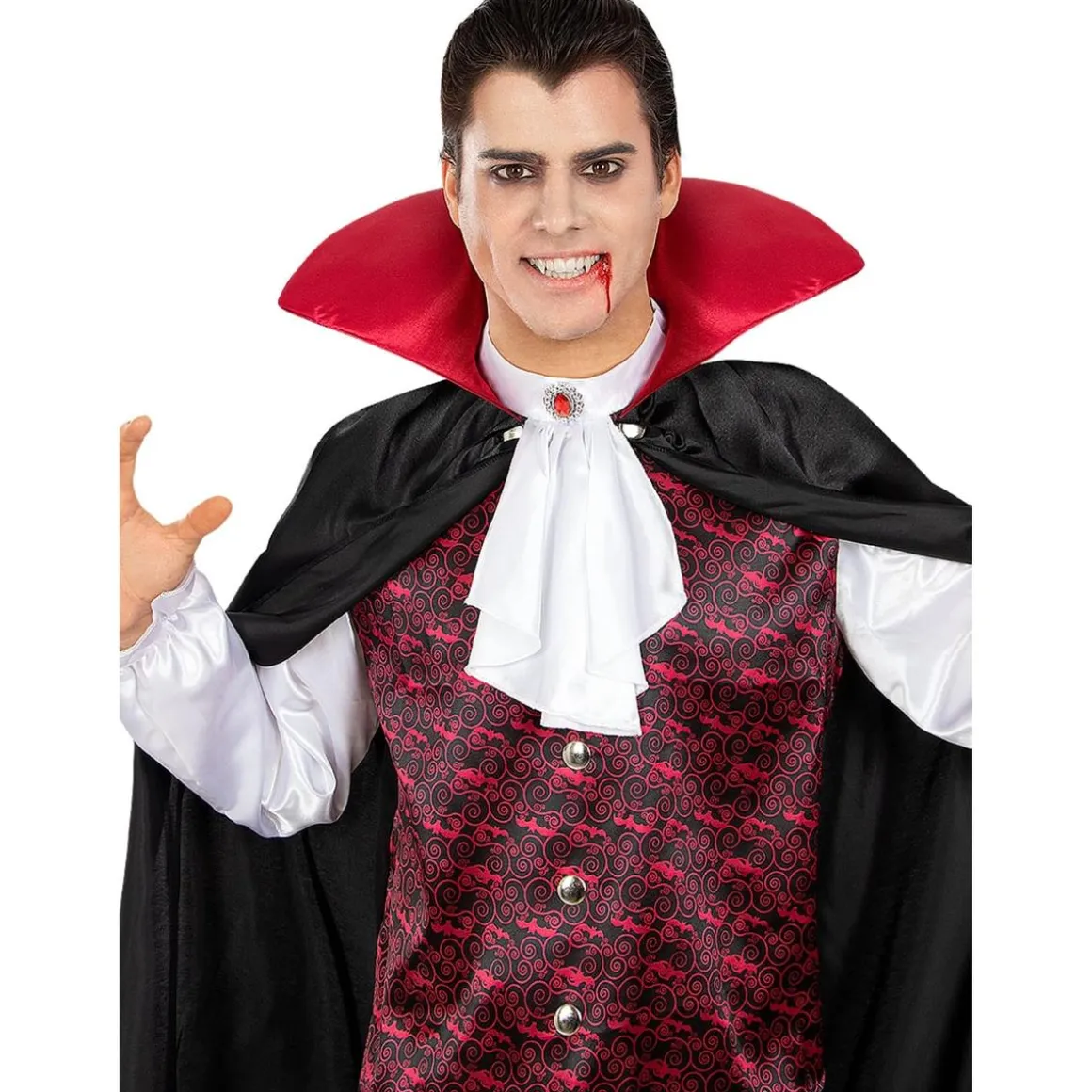 Disfraz de Conde Drácula hombre XXL