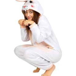Disfraz de conejo onesie para adulto L-XL