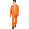 Disfraz de convicto naranja hombre L-XL