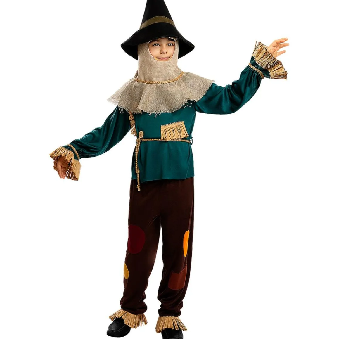 Disfraz de Espantapájaros para Niño - El Mago de Oz 7-9 años