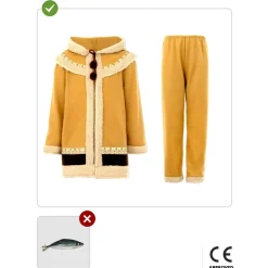 Disfraz de esquimal para niño 3-4 años