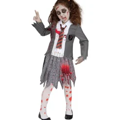 Disfraz de estudiante zombie niña 5-6 años