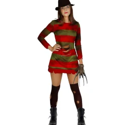 Disfraz de Freddy Krueger mujer XL Pesadilla en Elm Street