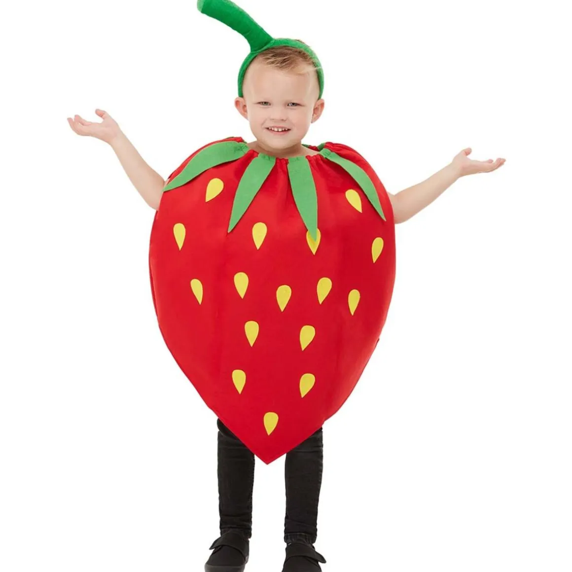 Disfraz de fresa para niños 7-12 años