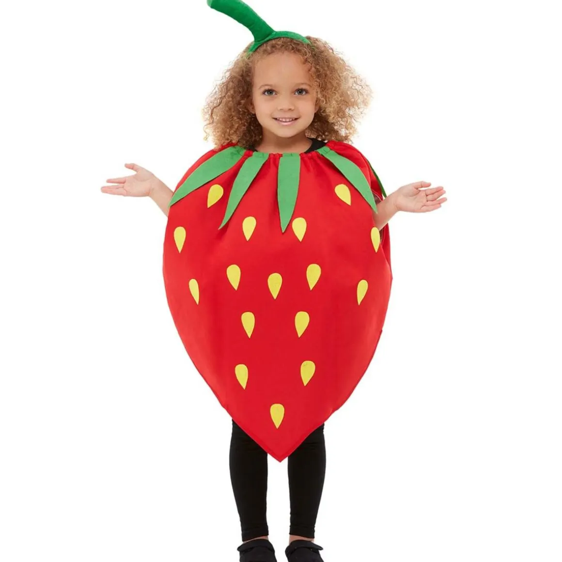 Disfraz de fresa para niños 7-12 años