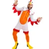 Disfraz de gallina para adulto M-L