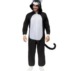 Disfraz de gato onesie para adulto S-M