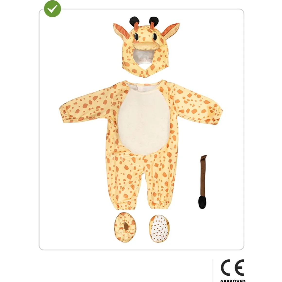 Disfraz de jirafa bebé 12-24 meses