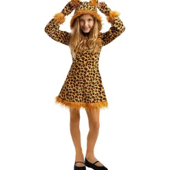 Disfraz de leopardo para niña 5-6 años