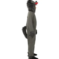 Disfraz de lobo gris para niños 10-12 años