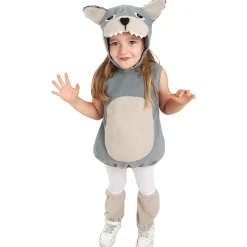 Disfraz de lobo peluche niño 3-4 años