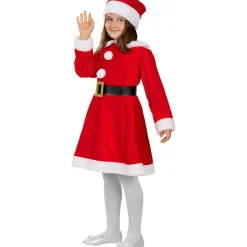 Disfraz de Mamá Noel Deluxe niña 10-12 años