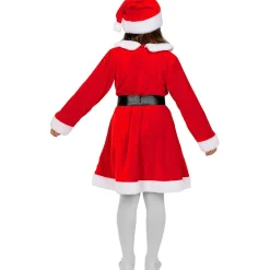 Disfraz de Mamá Noel Deluxe niña 10-12 años