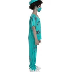 Disfraz de médico zombie niño 10-12 años