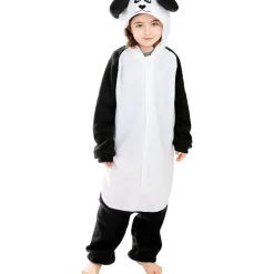 Disfraz de oso panda onesie para niños 7-9 años