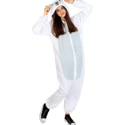 Disfraz de oso polar onesie para adulto L-XL