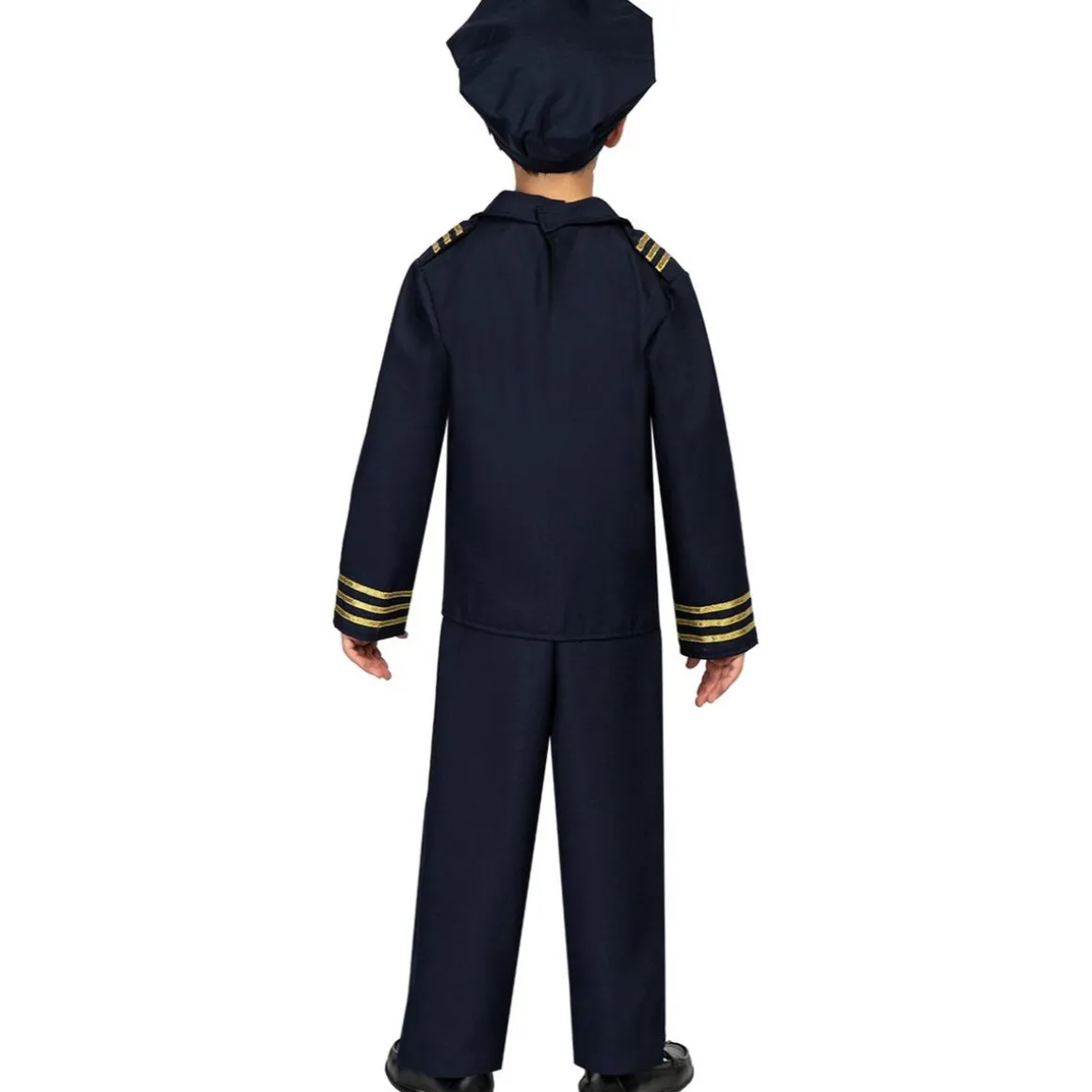 Disfraz de piloto de aviones para niño 7-9 años