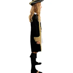Disfraz de pirata deluxe para niña- Colección colonial 3-4 años