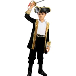 Disfraz de pirata deluxe para niño- Colección colonial 10-12 años