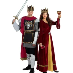 Disfraz de rey Arturo Deluxe para hombre L