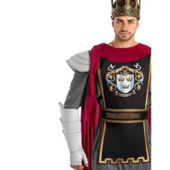 Disfraz de rey Arturo Deluxe para hombre XL