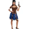 Disfraz de Steampunk corto para mujer M