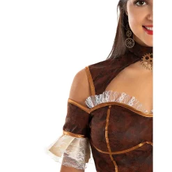 Disfraz de Steampunk corto para mujer XXL